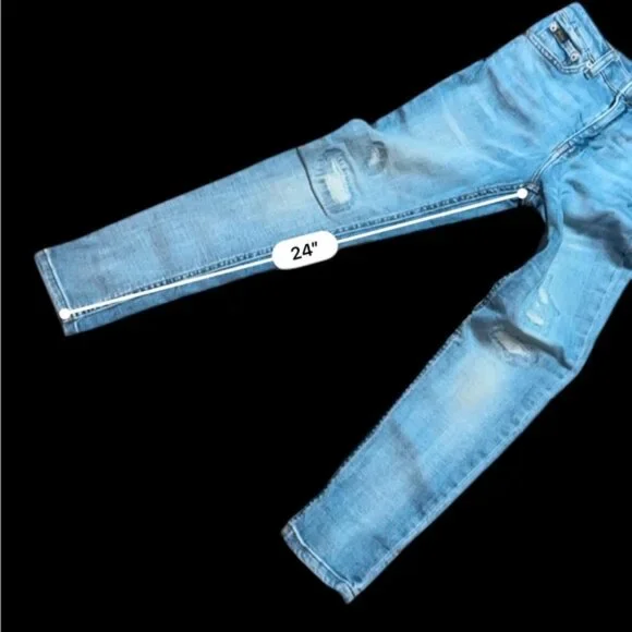 Kids Polo blue distressed jeans Size L (12/14) - Picture 11 of 11